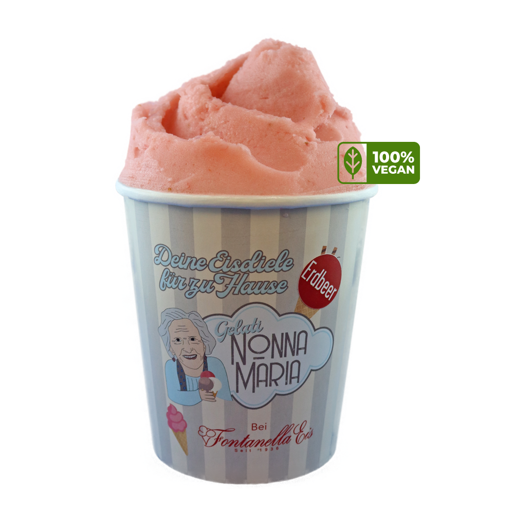 500 ml Erdbeer Fruchteis
Vegan