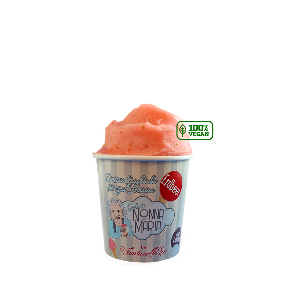 165 ml Erdbeer Fruchteis
Vegan